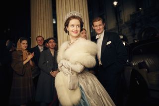 The Crown Season 1 with Clare Foy and Matt Smith.