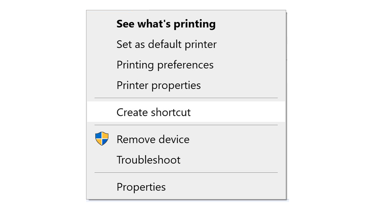 How to make a printer shortcut in Windows 10 ITPro
