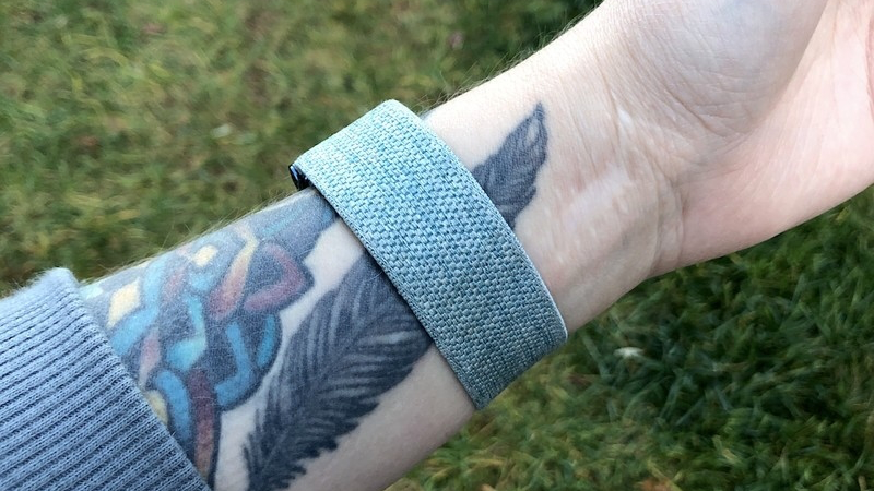 Whoop 4.0 band on wrist