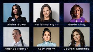 Six women who will fly on Blue Origin's all-female NS-31 crew include Aisha Bowe, Kerianna Flynn, Gayle King, Amanda Nguyen, Katy Perry and Lauren Sánchez