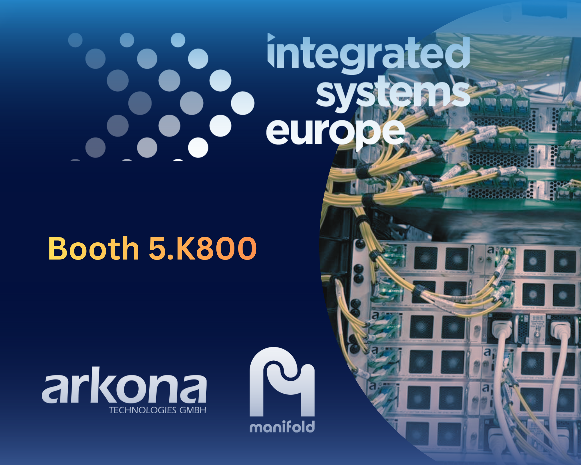 The arkona banner for ISE 2026.