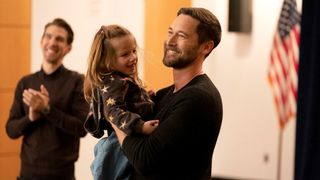 Ryan Eggold, Nora and Opal Clow in New Amsterdam