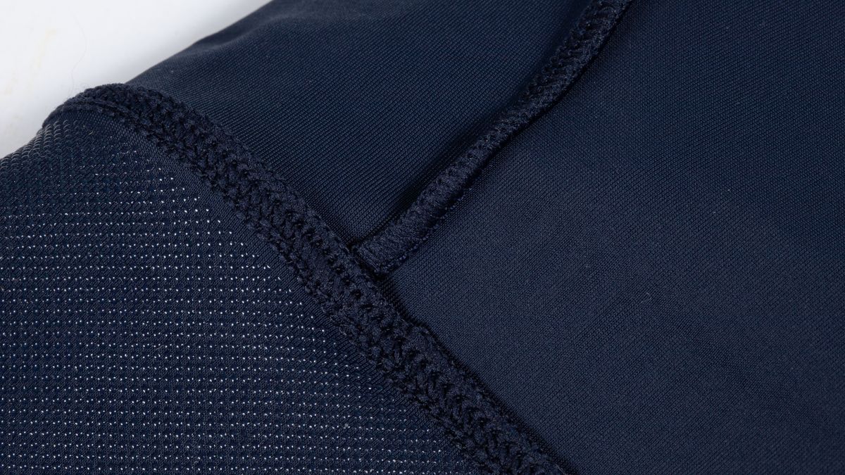 Trek Circuit Cycling Bib Short detail of stitching