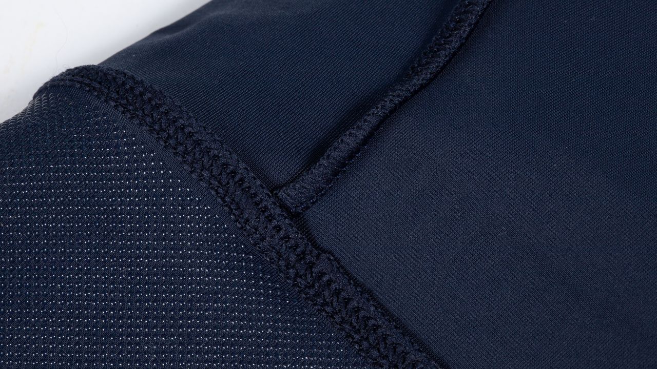 Trek Circuit Cycling Bib Short detail of stitching