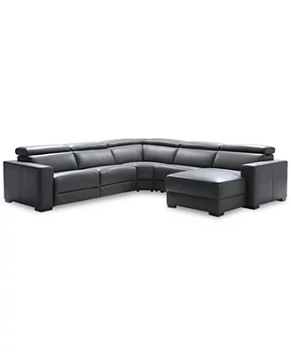 nevio leather sofa