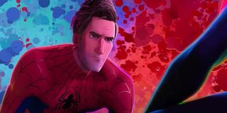 Jake Johnson's Peter B. Parker in Spider-Man: Into the Spider-Verse