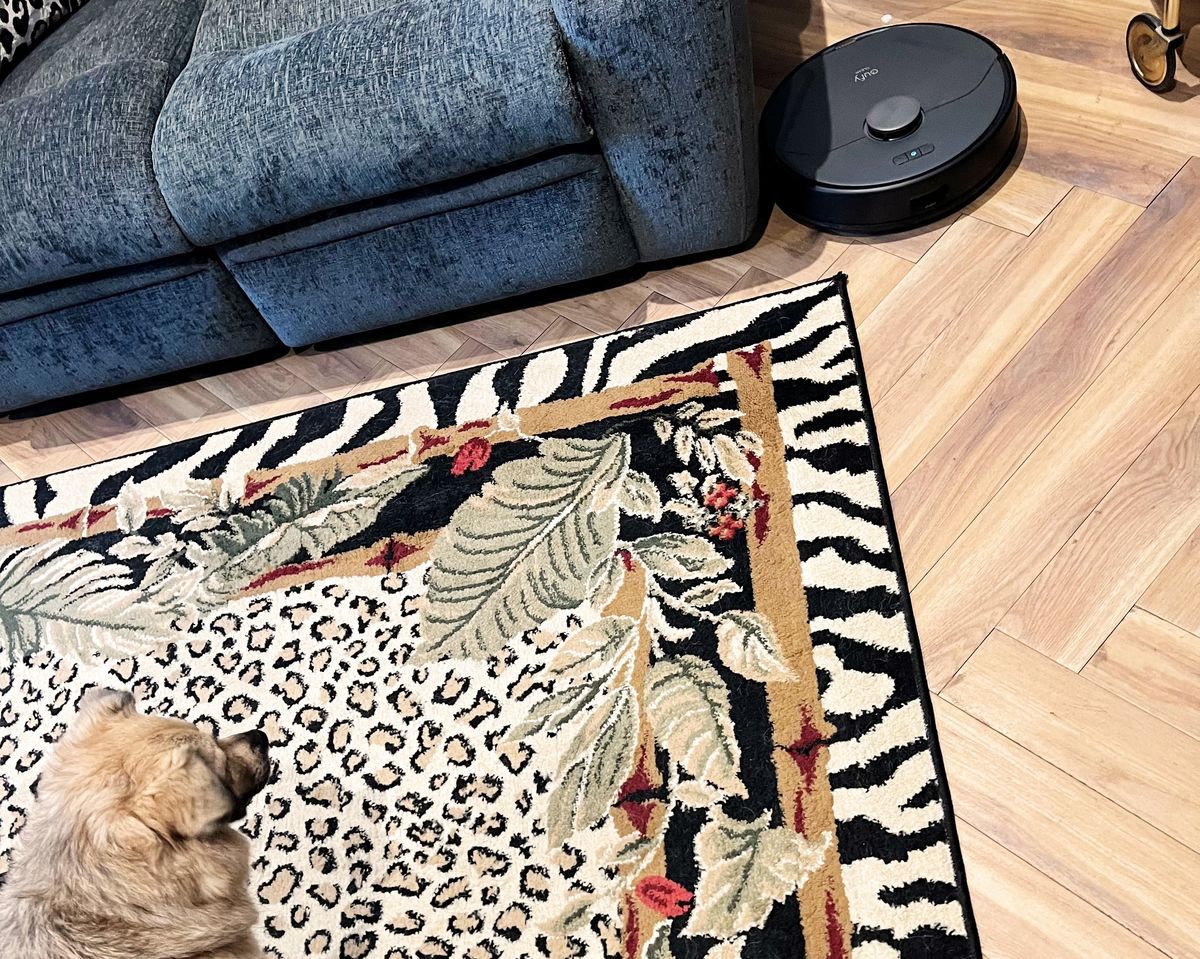 eufy Clean Robotic Vacuum X8 Pro being tested
