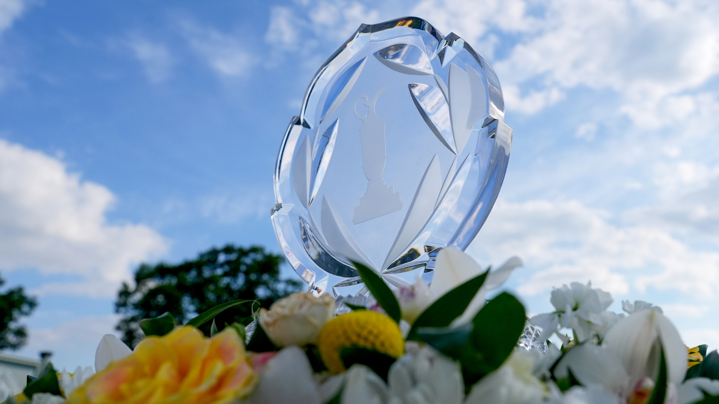 The Memorial Tournament trophy