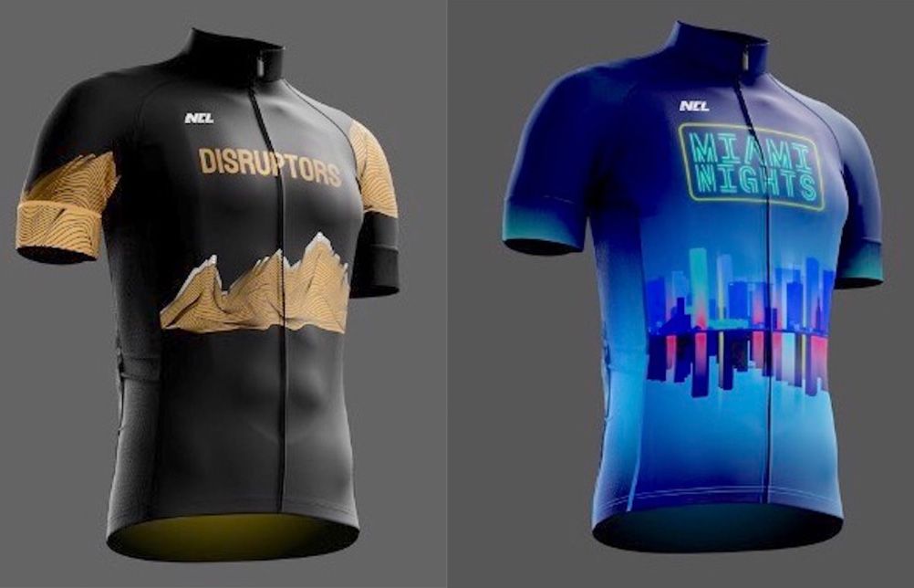 2023 jerseys for Miami Nights and Denver Disruptors