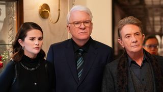 Selena Gomez, Steve Martin, and Martin Short in "Only Murders in the Building" season 5 