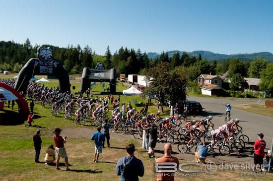 The start of stage three was slightly delayed due to sabotaged course markings.