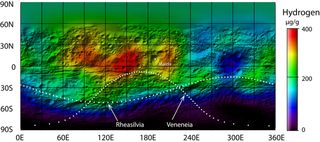 Hydrogen on Asteroid Vesta