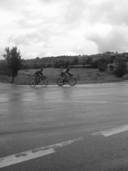 Stefan Petrovski and Jose Jovanov in the breakaway.