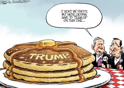 Political Cartoon U.S. Cruz Kasich Team 2016