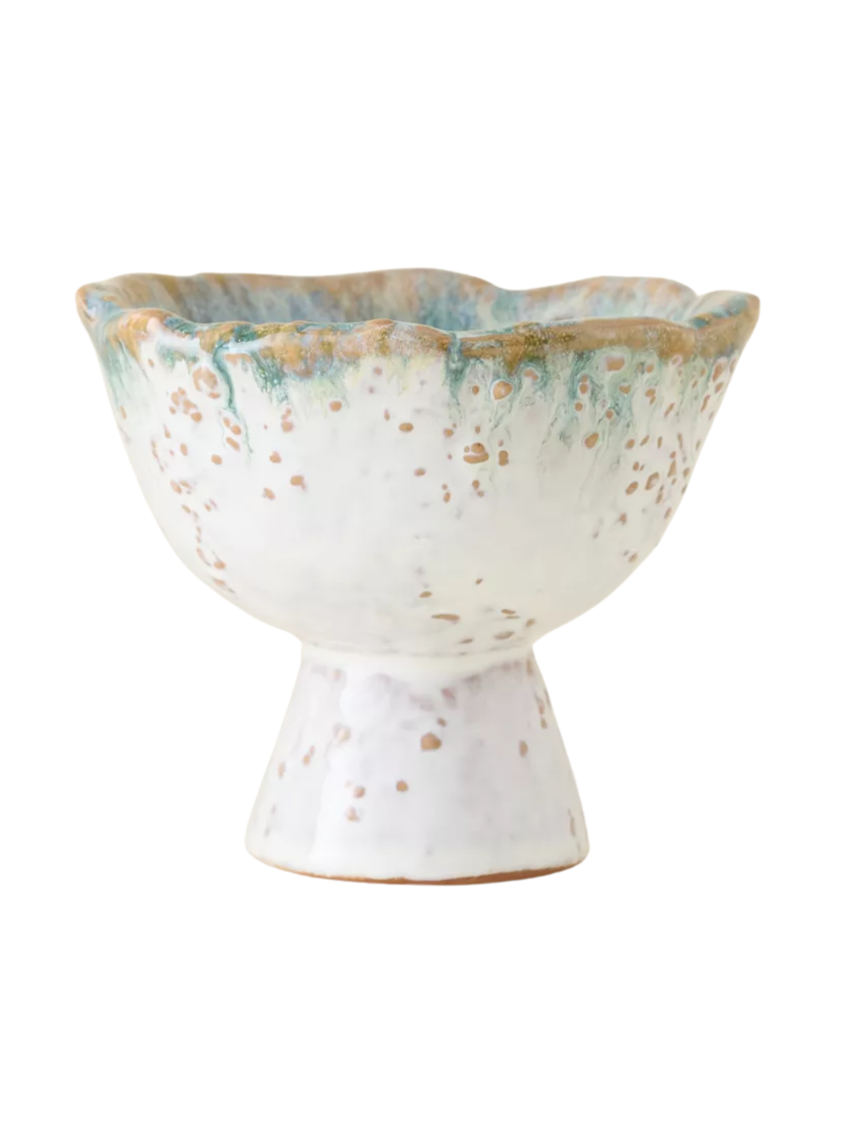 Stoneware Footed Bowl