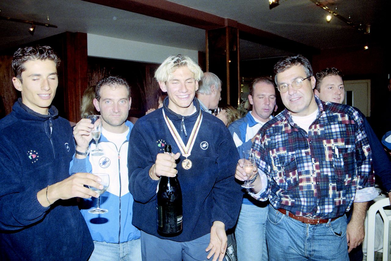 Filippo Pozzato claimed two medals but no rainbow jersey at the 1998 Worlds.