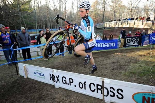 Luke Keough through the planks