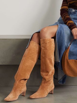 Wally Suede Knee Boots