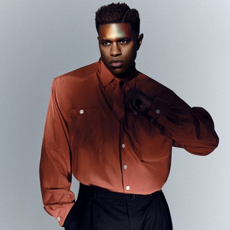 Photo of Jeremy Pope for Who What Wear's Winter Beauty Feature