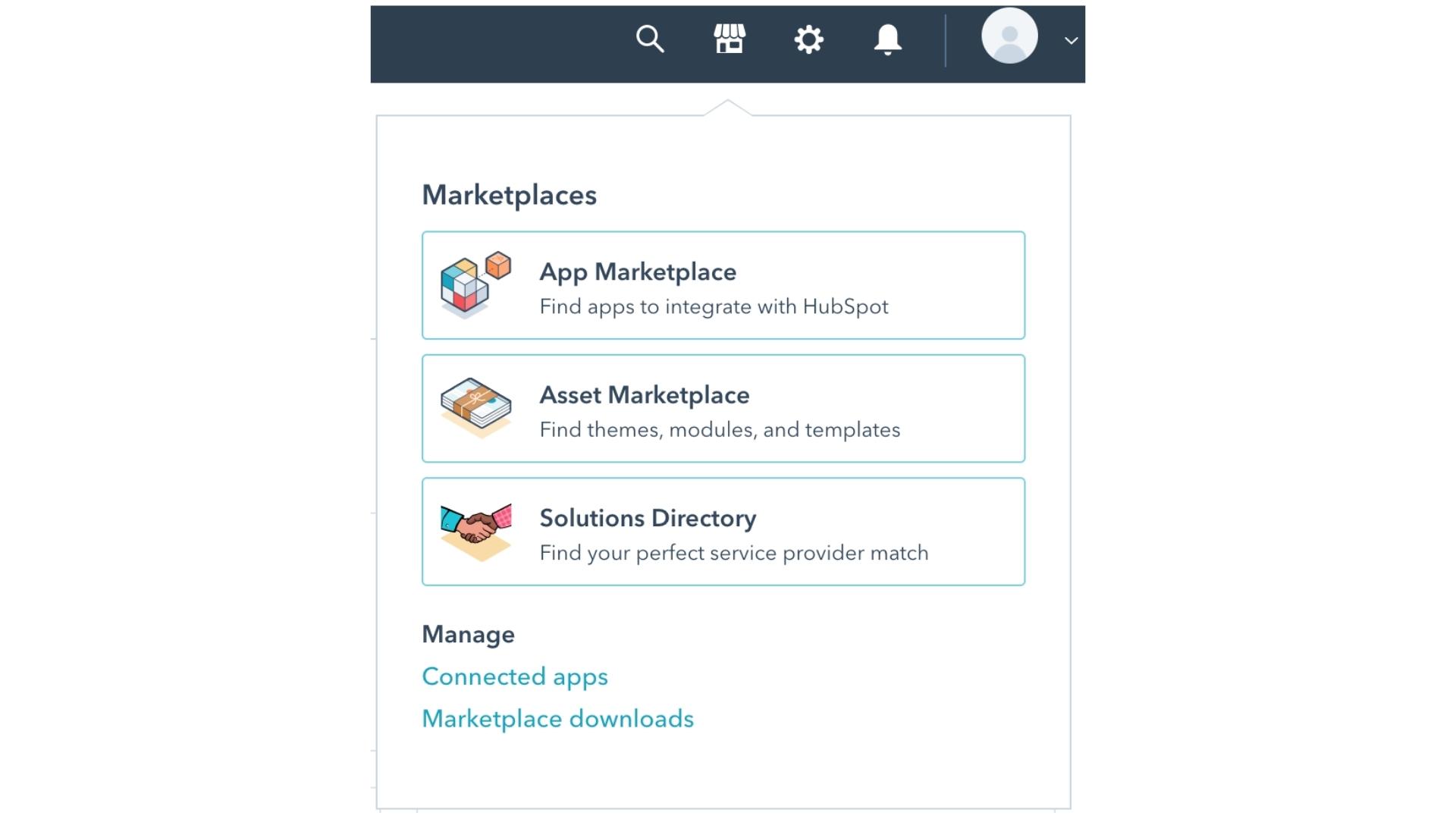 Navigating to the integration and sync settings for an existing Hubspot to Salesforce integration.