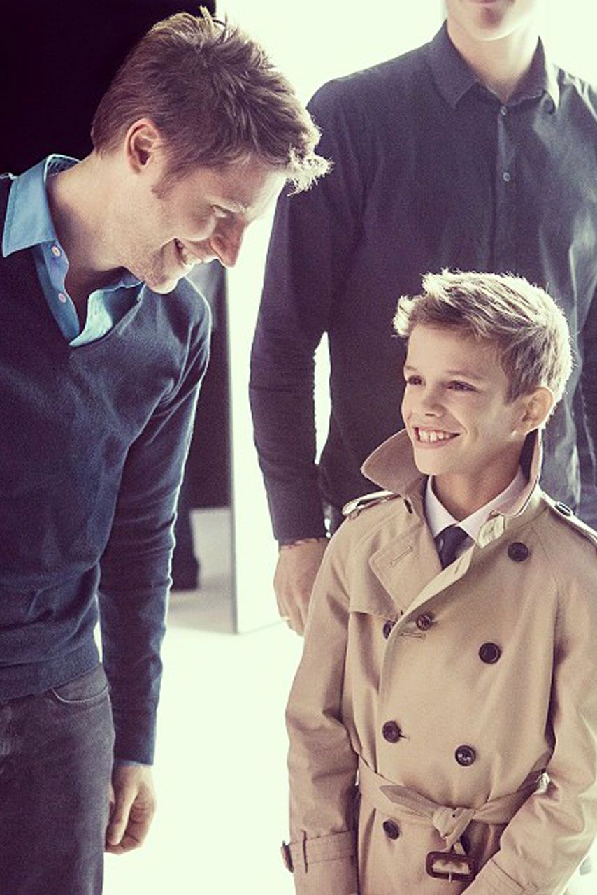 Behind the scenes at Romeo Beckham's Burberry campaign shoot | Marie Claire  UK