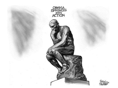 Obama cartoon ISIS world politics