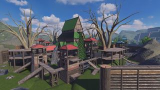 The new Sacred Village area in the battle royale map