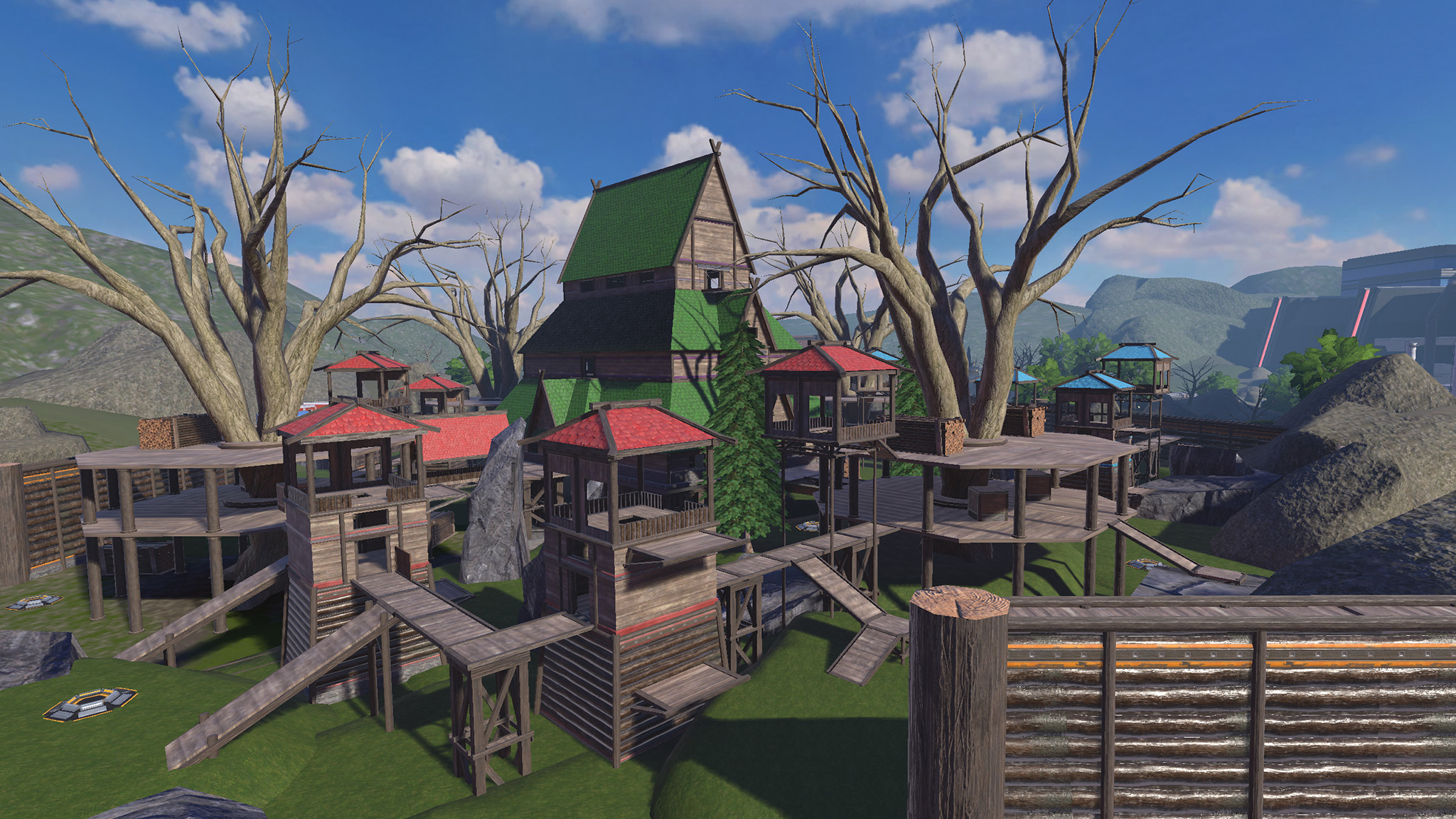 New Holy Village area in the Battle Royale map