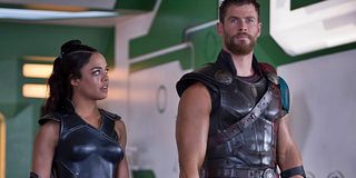 Valkyrie and Thor in Thor: Ragnarok Marvel Studios