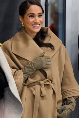 Meghan, Duchess of Sussex attends the Invictus Games One Year To Go Winter Training Camp at Hillcrest Community Centre on February 16, 2024 in Vancouver, Canada