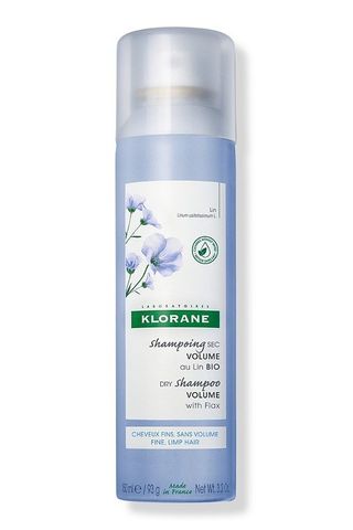 Klorane dry shampoo with flax