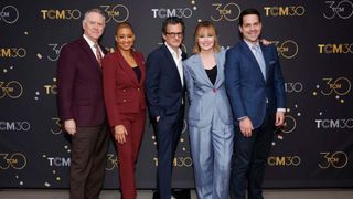 TCM hosts Eddie Muller, Jacqueline Stewart, Ben Mankiewicz, Alicia Malone and Dave Karger at the 30th Anniversary of Turner Classic Movies at The Four Seasons Hotel in Los Angeles