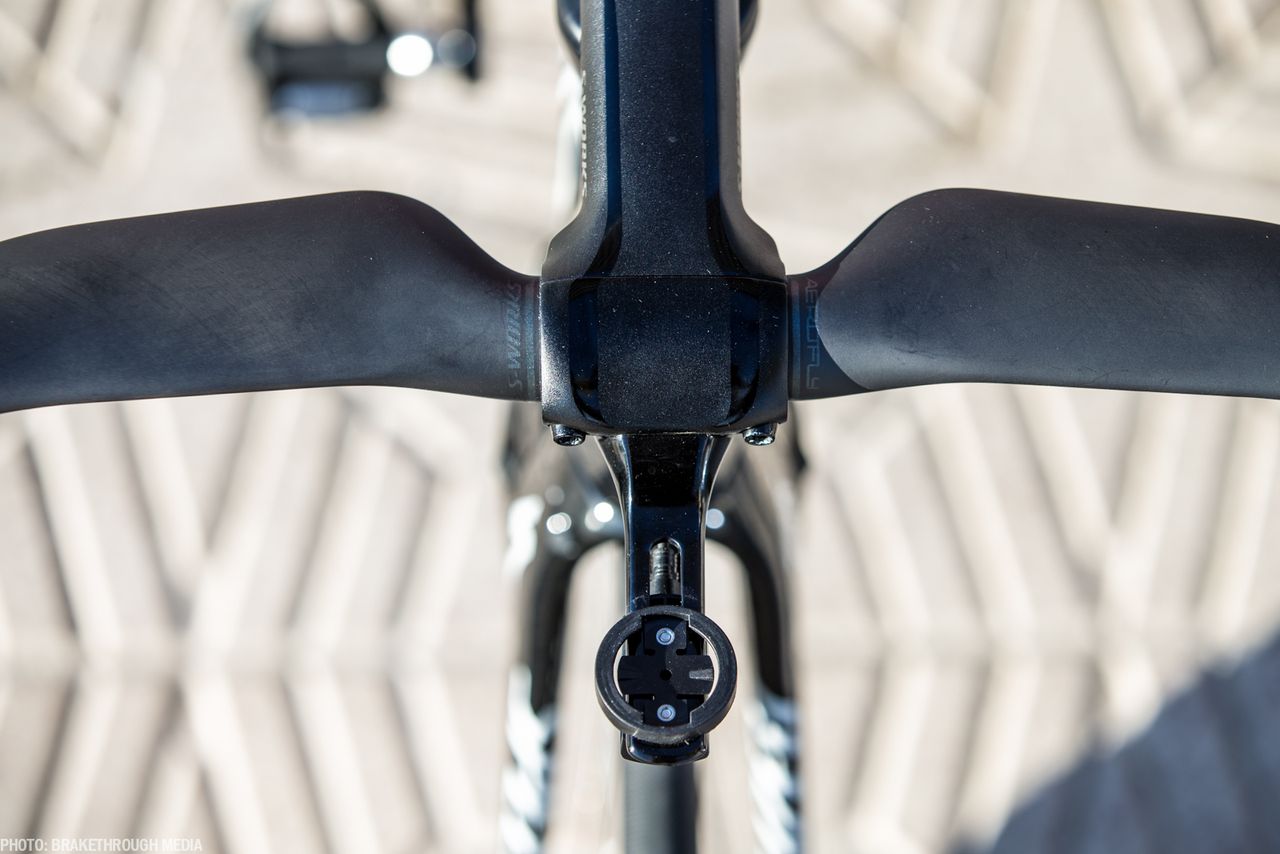 The cockpit of Marcel Kittel's 2016 Specialized EQS Venge.