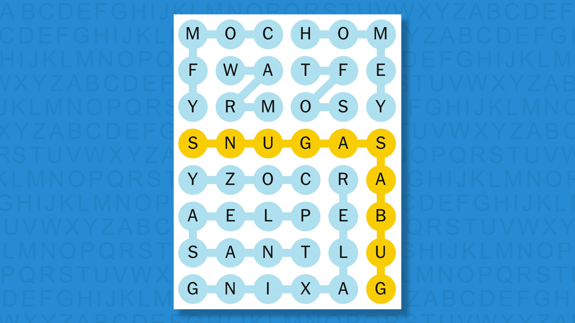 NYT Strands answers for game 661 on a blue background