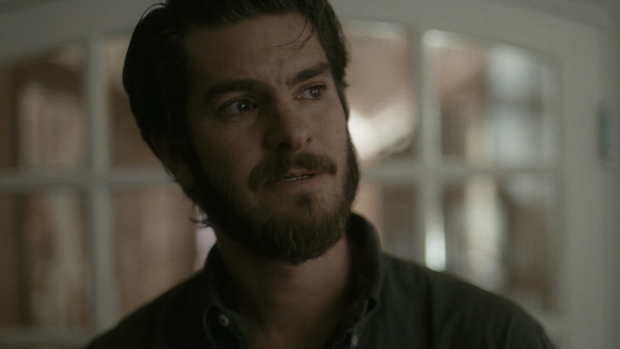 Andrew Garfield crying after losing his job in After the Hunt