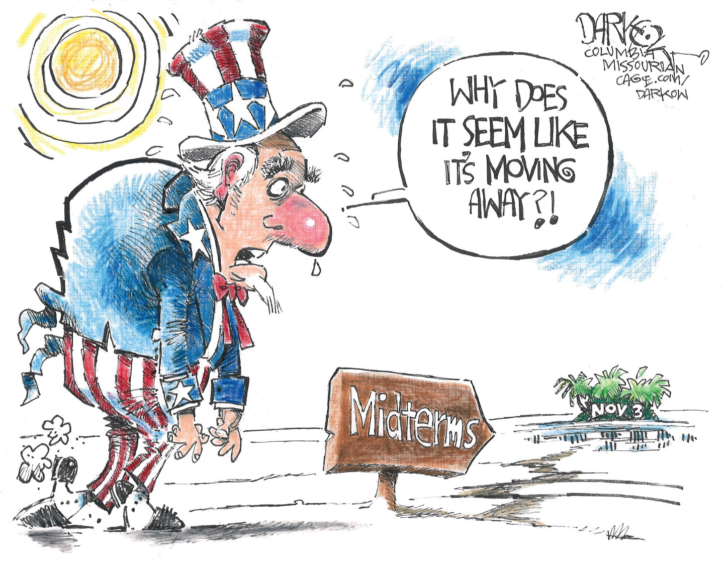 Political cartoon