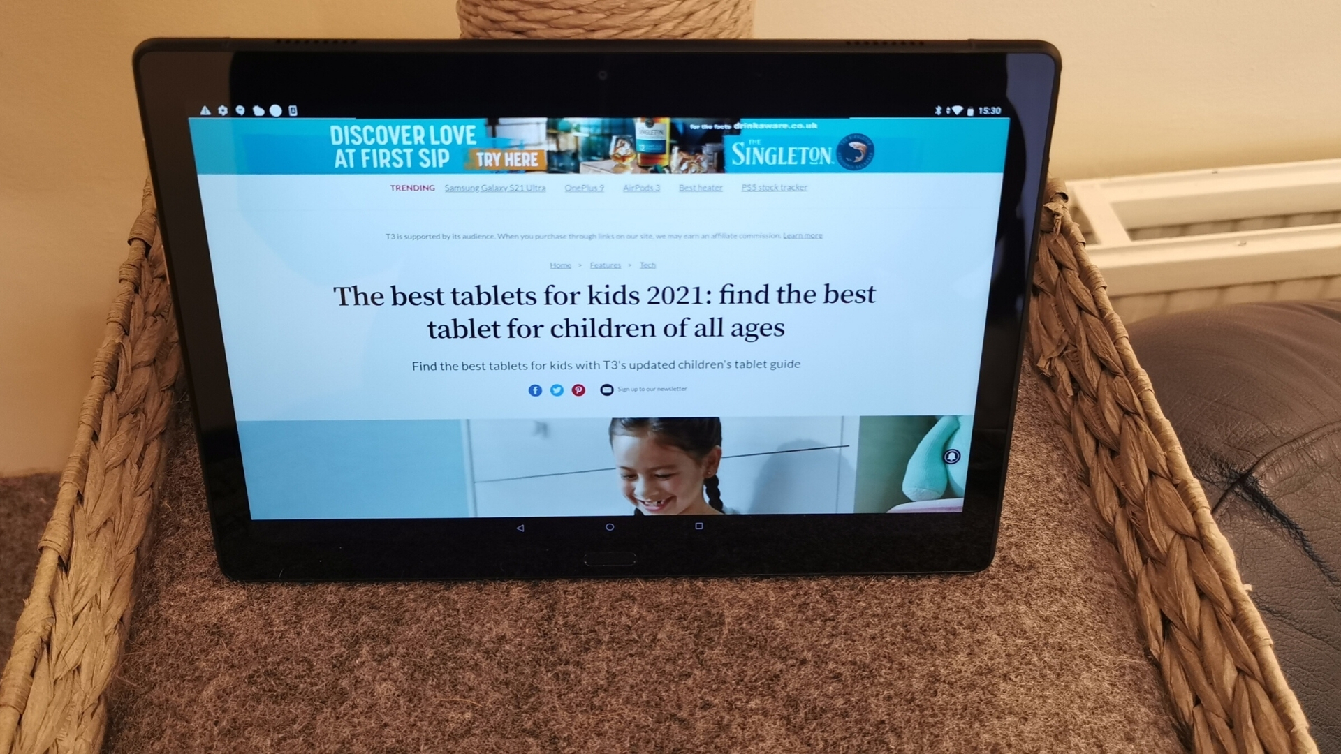 Smart Tab P10, 10.1” Family entertainment tablet