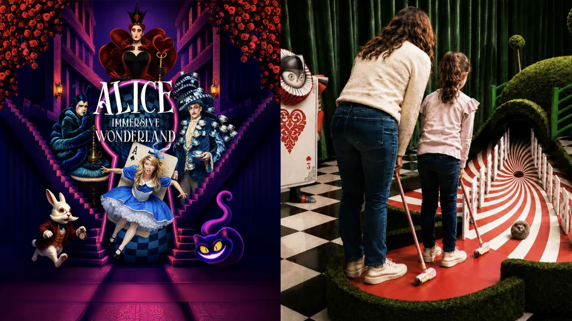 Alice Immersive Wonderland poster. 