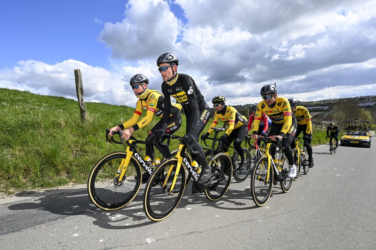 Ronde Van Vlaanderen Tour of Flanders 2022 Training 31032022 Tiesj Benoot BEL Team Jumbo Visma photo Vincent KalutPNSprintCyclingAgency2022