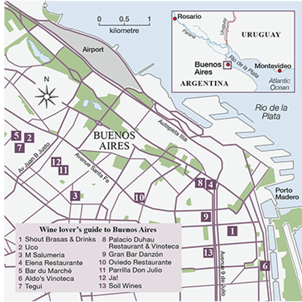 Buenos Aires map