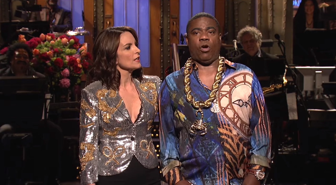 Tina Fey and Tracy Morgan on SNL