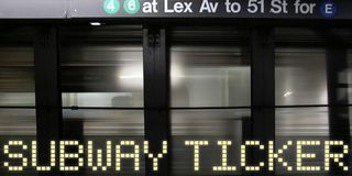 Free pixel fonts: Subway Ticker