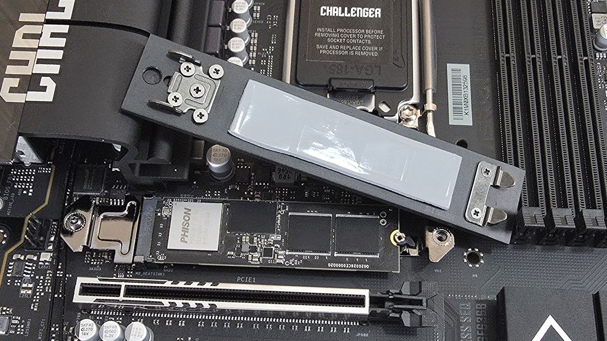 Testing motherboard m.2 heatsinks