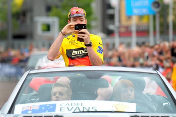 Evans captures the moment for himself