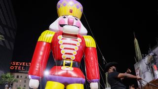 HOLLYWOOD, CALIFORNIA - NOV 30: 93rd annual Hollywood Christmas Parade is held in Hollywood of Los Angeles, California, United States on November 30, 2025. (Photo by Tayfun Coskun/Anadolu via Getty Images)93rd Annual Hollywood Christmas Parade