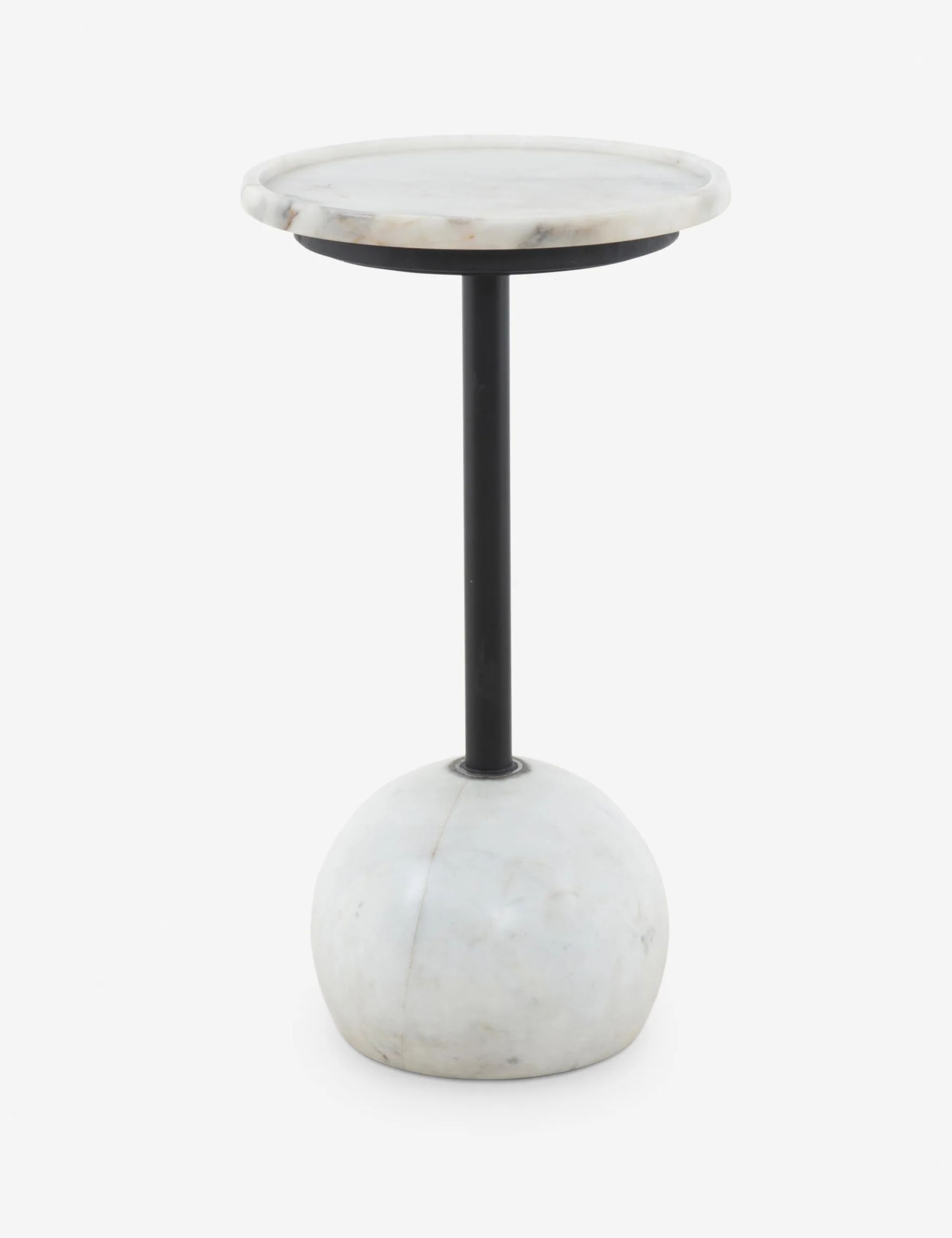 Small marble side table