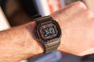 Casio G-Shock Move smartwatch on wrist.