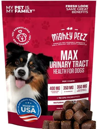 Mighty Petz MAX Urinary Tract Health for Dogs RRP: $42.97 | Now: $20.76 | Save: $22.21 (52%)