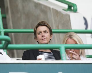 Leeann Dempster will take strong action against the man who invaded the Easter Road pitch