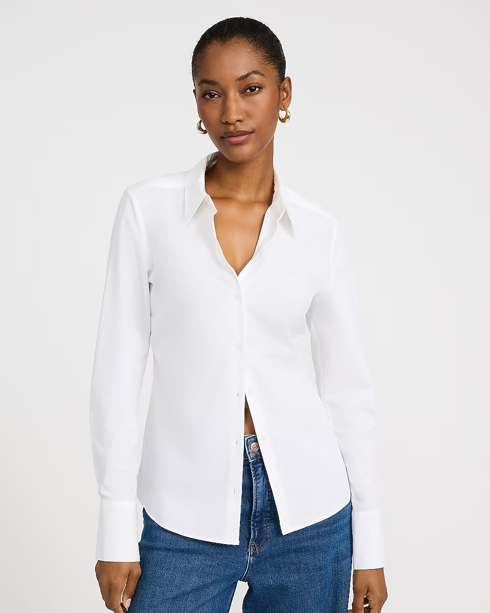 express, Stretch Cotton Essential Shirt